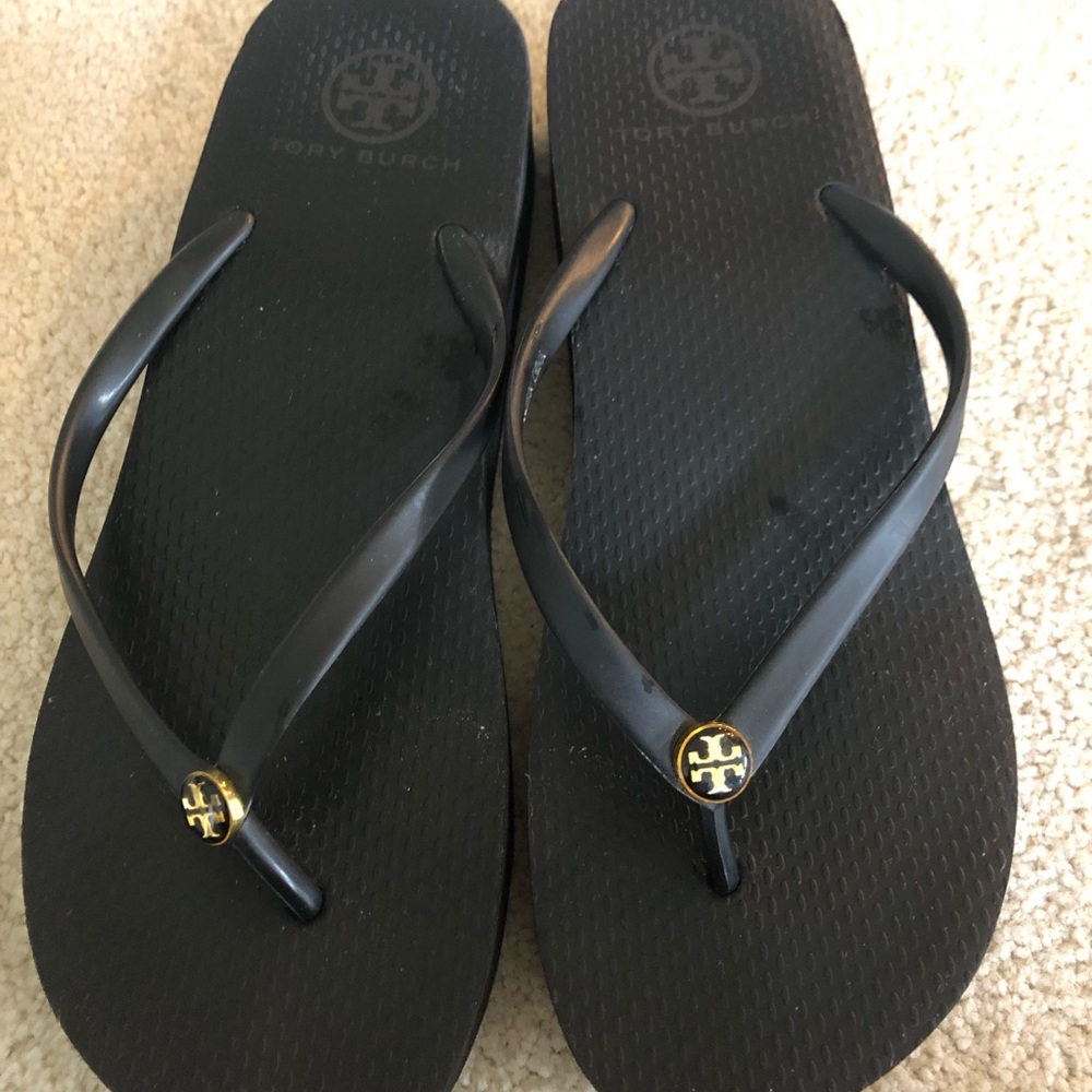 Tory Burch Wedge Flip Flops